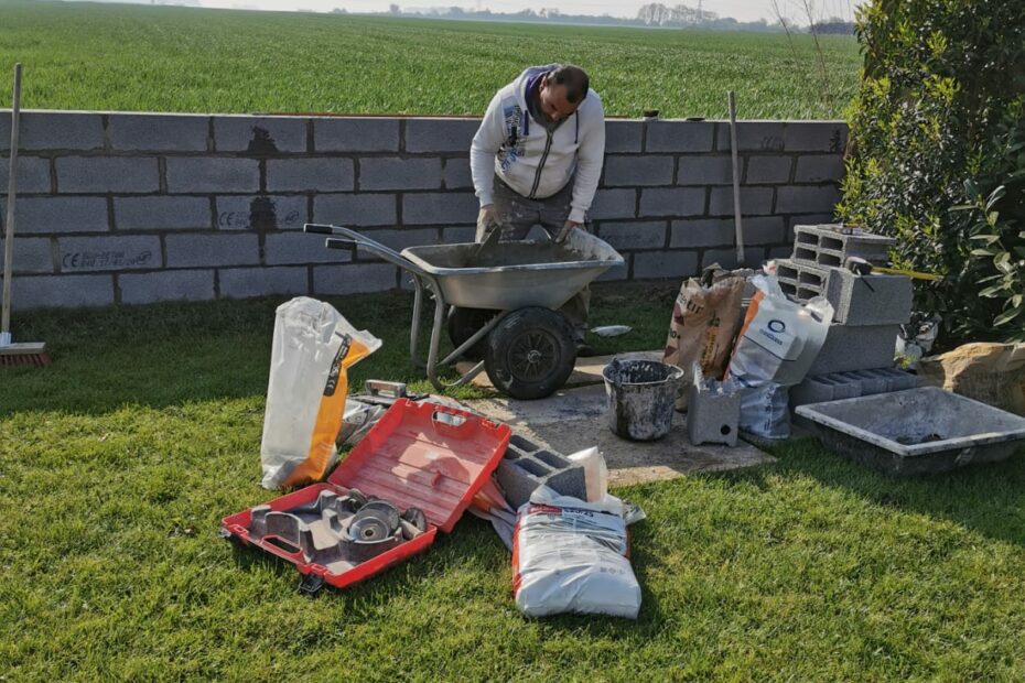Capinghem - Muret de clôture